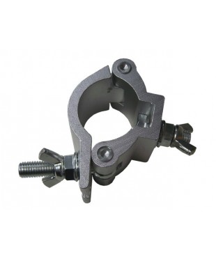 Light Emotion DRA012 Round truss clamp suitable for standard 50mm trussing. Comes with threaded M12 (12mm) nuts and bolts, rated maximum load 295kg.
