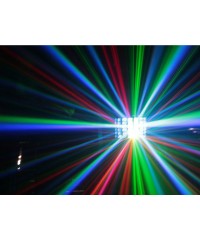 Light Emotion DERBY2 2-in-1 Laser and Derby Effect. 1 30W 4-in-1 LED, 150mW red, 50 mW green laser